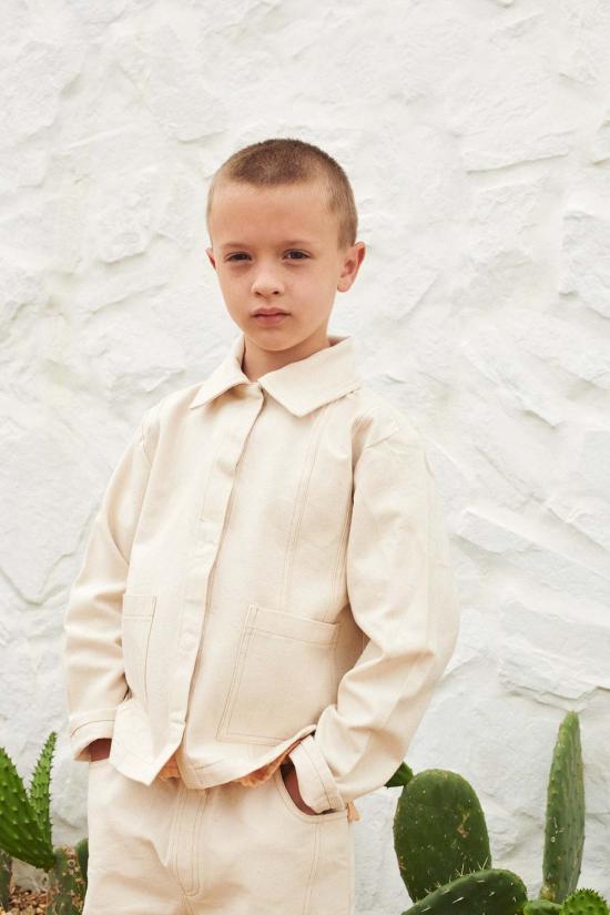  [키즈] Liilu 자켓 키즈  데님 재킷 Ecru - OTHER BRANDS