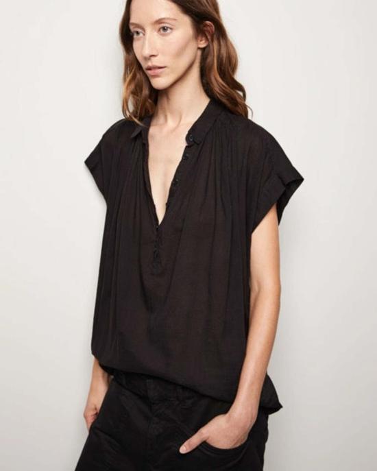  닐리로탄 블라우스 닐리 로탄 노르망디  블랙