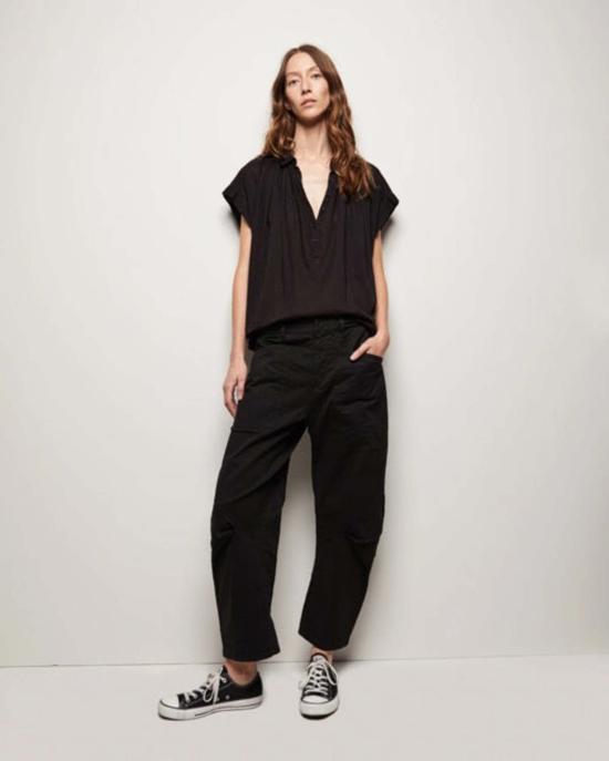  닐리로탄 블라우스 닐리 로탄 노르망디  블랙 - NILI LOTAN