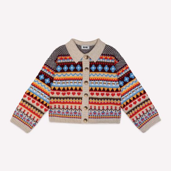  지지 니트웨어 가디건 Gigi 니트웨어 비 가든 카디건 - GIGI KNITWEAR