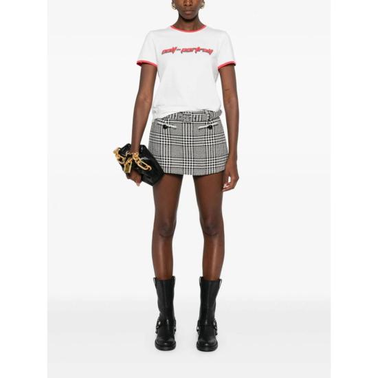  셀프 포트레이트 반팔 티셔츠 티셔츠 화이트 - SELF PORTRAIT