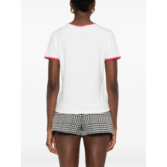  셀프 포트레이트 반팔 티셔츠 티셔츠 화이트 - SELF PORTRAIT