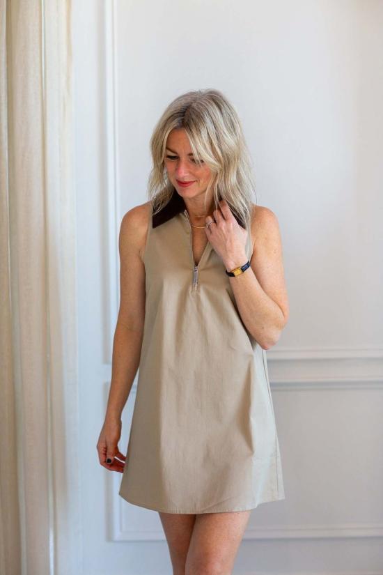  세로야 숏 원피스 Ser.O.Ya 자일스 미니 드레스 - SER.O.YA