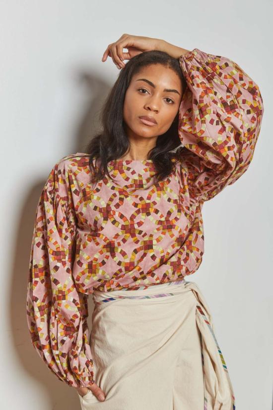  RUJUTA SHETH 블라우스 루주타 셰스 리즈 탑 - OTHER BRANDS