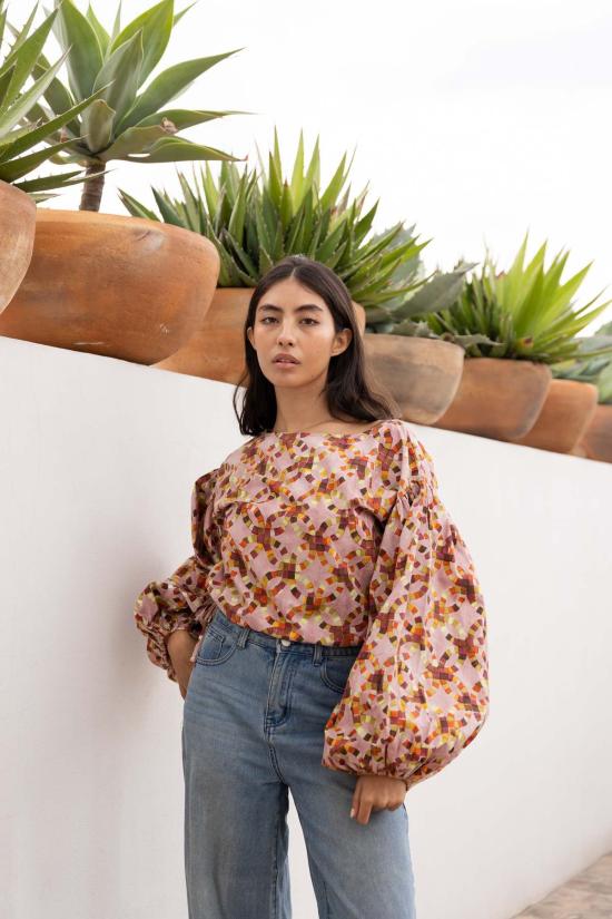  RUJUTA SHETH 블라우스 루주타 셰스 리즈 탑 - OTHER BRANDS