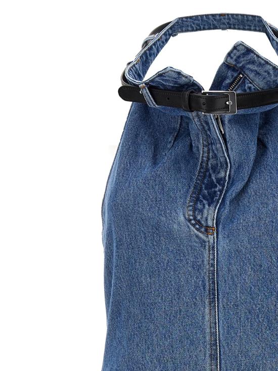  코페르니 데님 원피스 벨트 홀터넥 드레스 블루 - COPERNI