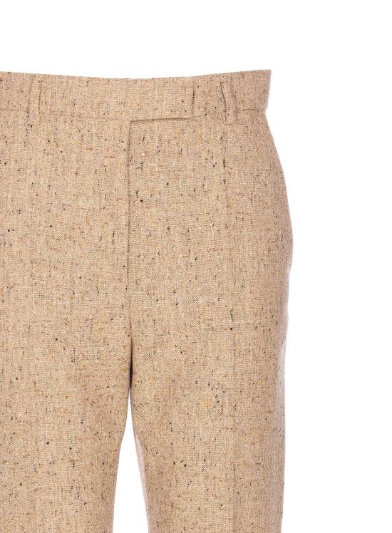  발렌티노 가라바니 스트레이트 팬츠 Valentino Garavani Bottonato Natte  베이지 - VALENTINO GARAVANI