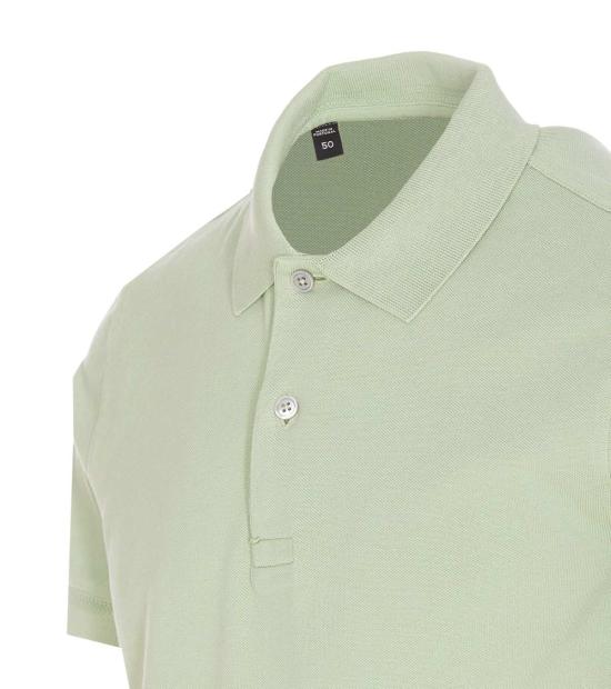  톰포드 폴로 티셔츠 톰 포드 테니스 피켓 폴로 셔츠 그린 - TOMFORD