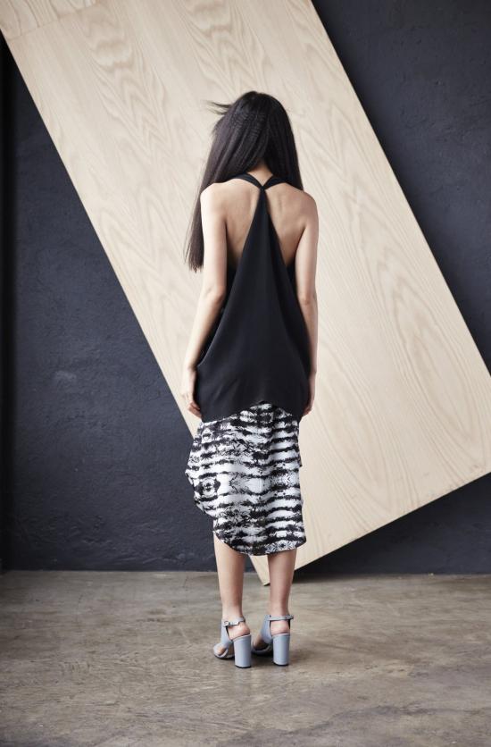  에이치 프레드릭손 미디 스커트 H. Fredriksson 쉘 스커트 블랙 - H FREDRIKSSON