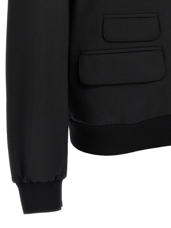  디스퀘어드2 가디건 Dsquared2 Chic 워스티드  블랙 - DSQUARED2