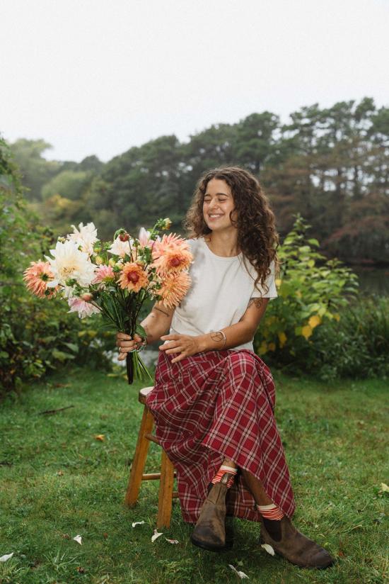  콘라도 미디 스커트 파트리스 미디 체크 스커트 - CONRADO