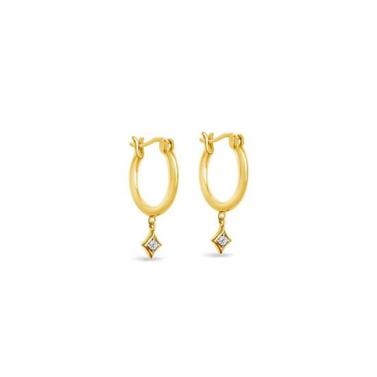  시에라 윈터 주얼리 이어링 론스타 후프