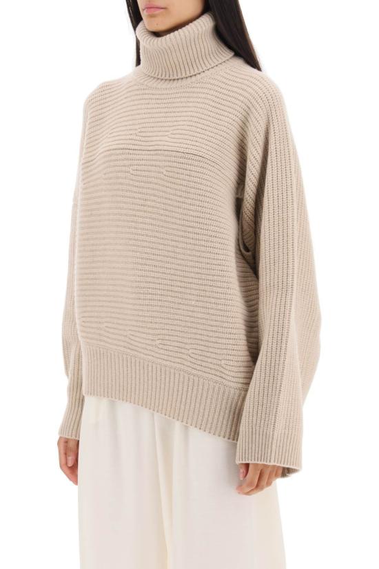  스텔라 맥카트니 터틀넥 스텔라 매카트니  스웨터 오트(베이지) - STELLA MCCARTNEY