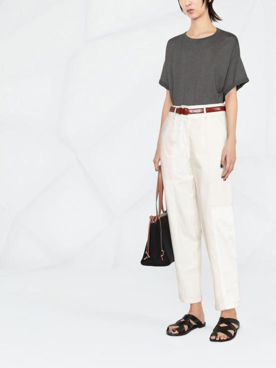 26SS 브루넬로 쿠치넬리 반팔 티셔츠 M41810000 C079 GREY - BRUNELLO CUCINELLI