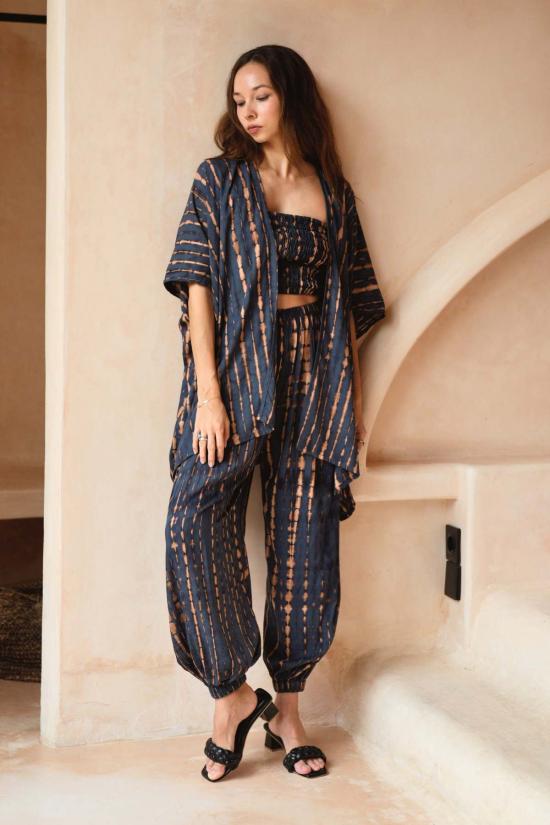  Pink Haley 라운지 웨어 핑크 헤일리 앤젤라 숏 기모노 더스터 - OTHER BRANDS