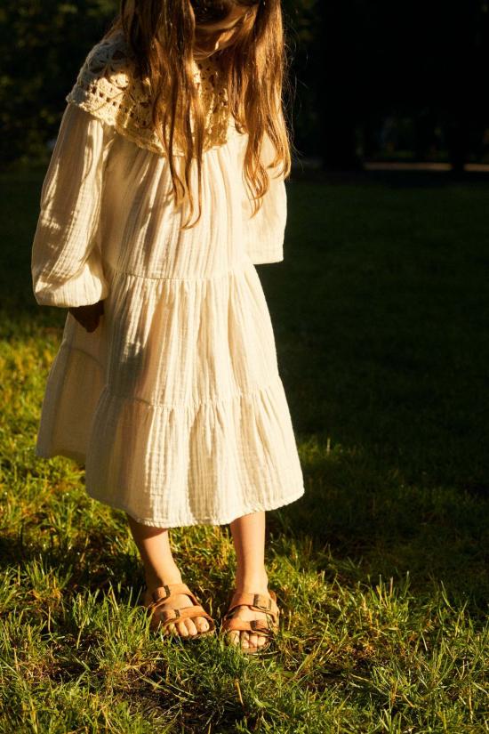  [키즈] 더뉴소사이어티 원피스 키즈 뉴 소사이어티 아르테미사 드레스 바닐라 - THE NEW SOCIETY