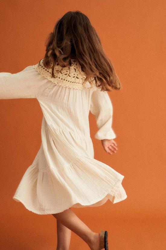  [키즈] 더뉴소사이어티 원피스 키즈 뉴 소사이어티 아르테미사 드레스 바닐라 - THE NEW SOCIETY