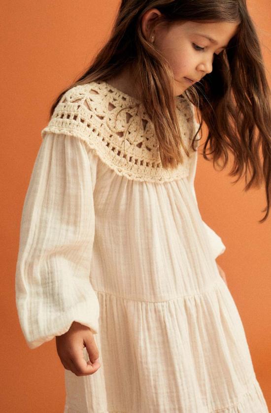  [키즈] 더뉴소사이어티 원피스 키즈 뉴 소사이어티 아르테미사 드레스 바닐라 - THE NEW SOCIETY