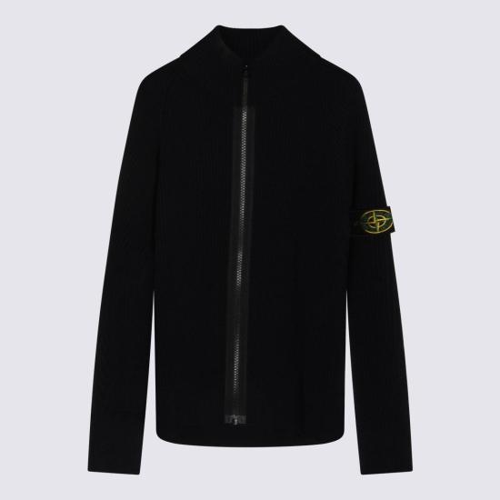  [키즈] 스톤 아일랜드 풀오버 키즈 울 니트 스웨터 블루