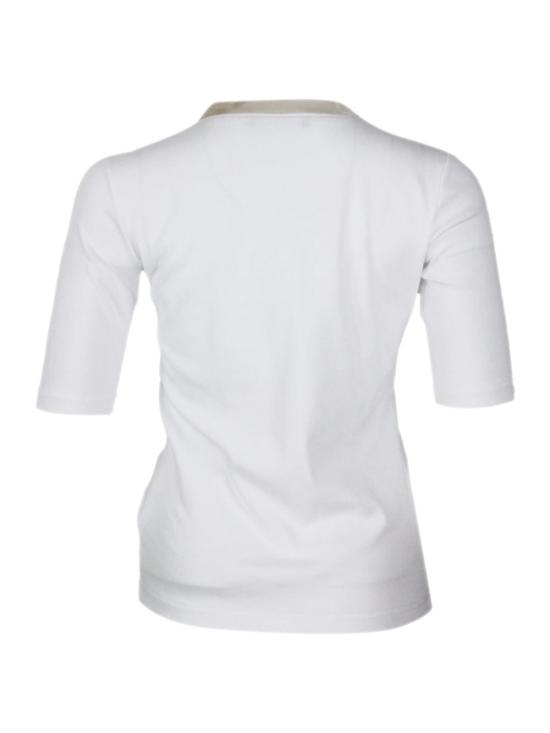  파비아나 필리피 반팔 티셔츠 티셔츠 화이트 - FABIANA FILIPPI