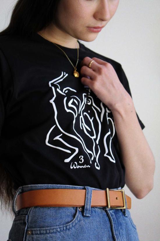  3 Women 반팔 티셔츠 여성용 3단계 티셔츠 - OTHER BRANDS