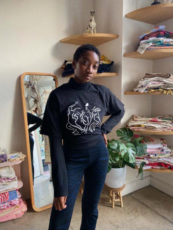  3 Women 반팔 티셔츠 여성용 3단계 티셔츠 - OTHER BRANDS