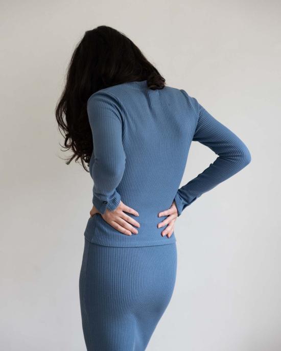  Pari Desai 롱 스커트 파리 데사이 워리 골지 니트 스커트 - OTHER BRANDS