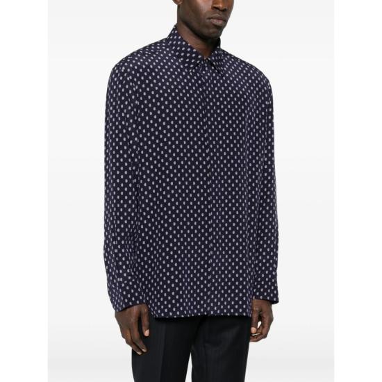  톰포드 탑 톰 포드 셔츠 블루/화이트 - TOMFORD