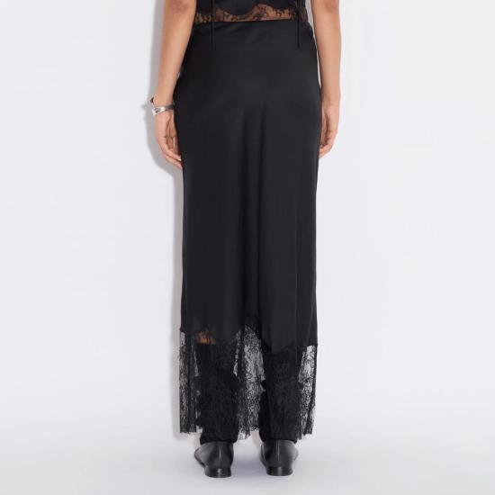  홀츠베일러 롱 스커트 Holzweiler 레일라 레이스  블랙 - HOLZWEILER