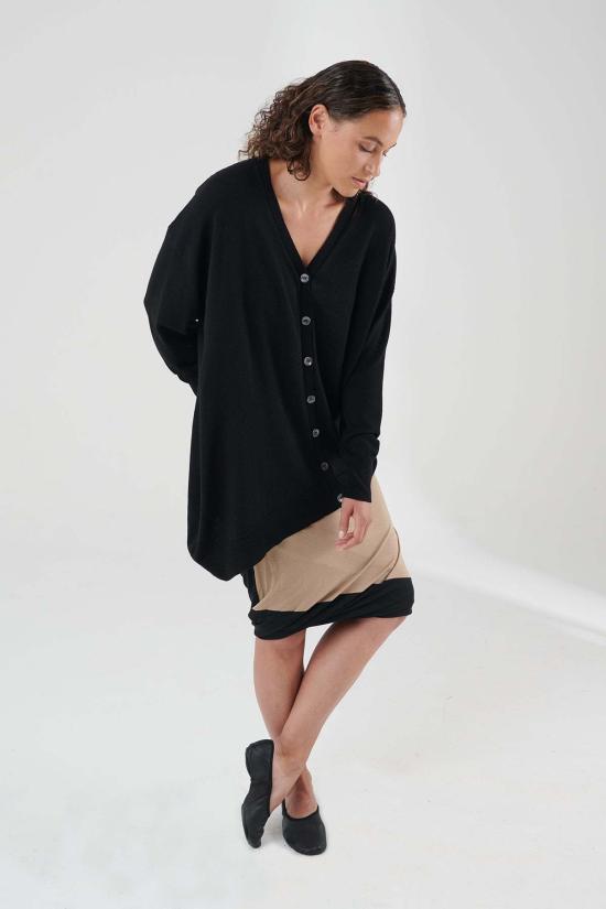  ARRA 가디건 Arra Curva 메리노 카디건 블랙 - OTHER BRANDS