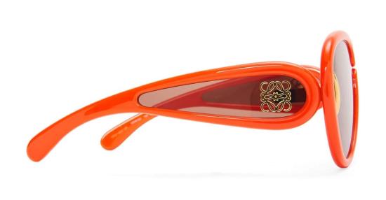  로에베 안경 파일럿 마스크 선글라스 오렌지 - LOEWE