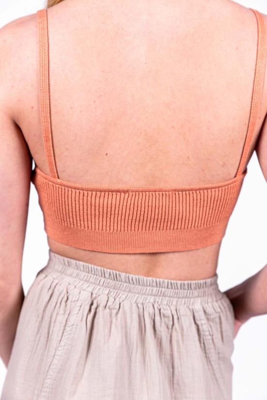  팔로마울 브라 팔로마 울 왈로마 니트 탑 코랄 - PALOMA WOOL