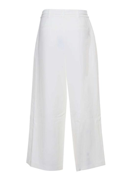  마이클 코어스 스트레이트 팬츠 와이드 레그 팬츠 화이트 - MICHAEL KORS
