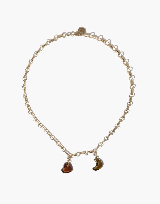  클레드 목걸이/팬던트 문 아이콘 참 - CLED