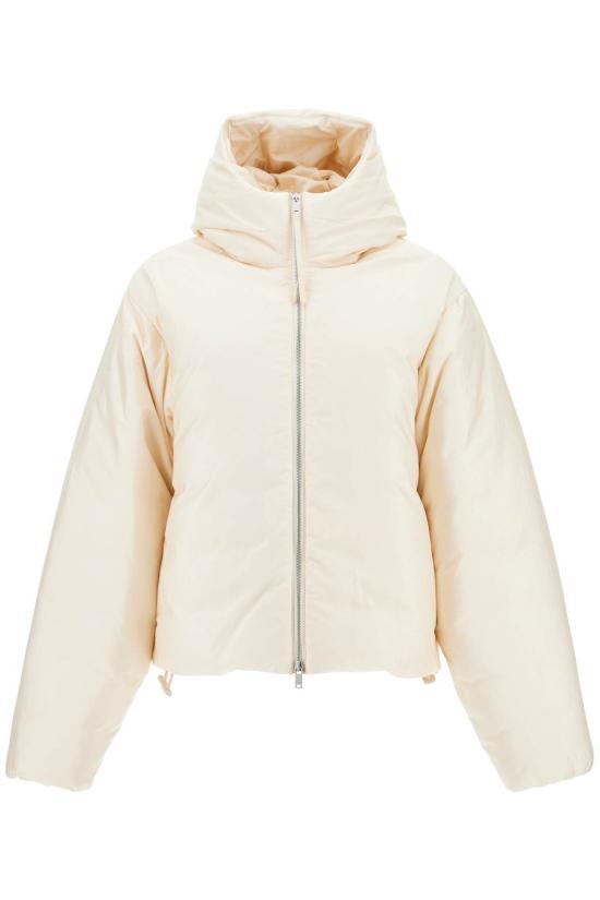  질샌더 봄버 자켓 질 샌더 패딩 다운 재킷 (면 소재)