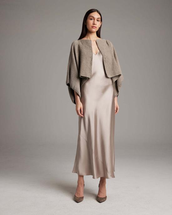  VOZ 가디건 보즈 쉬머링 코튼 볼레로