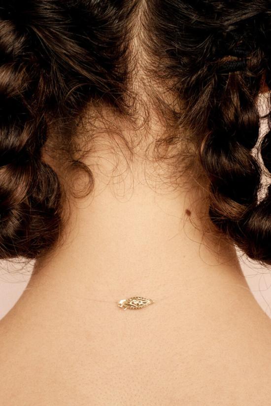  에이드 목걸이/팬던트 비데트 목걸이 진주/14k 골드필드 - EYDE