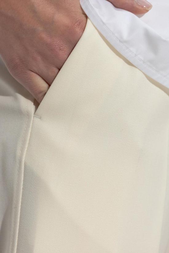  질샌더 스트레이트 팬츠 질 샌더 울 팬츠 에크루 - JIL SANDER