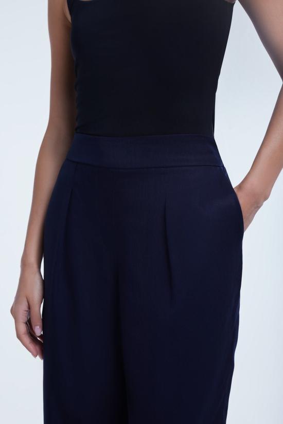  DĀL THE LABEL 스트레이트 팬츠 DĀl The Label 텐셀 미드라이즈 테이퍼드 팬츠 - OTHER BRANDS