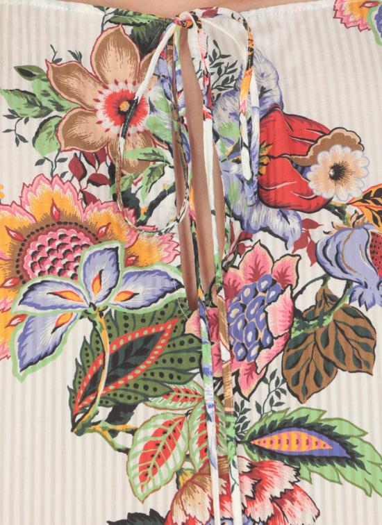  에트로 블라우스 멀티컬러 부케  화이트 - ETRO