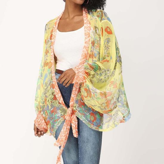  비스마야 가디건 코르사주 기모노 - VISMAYA