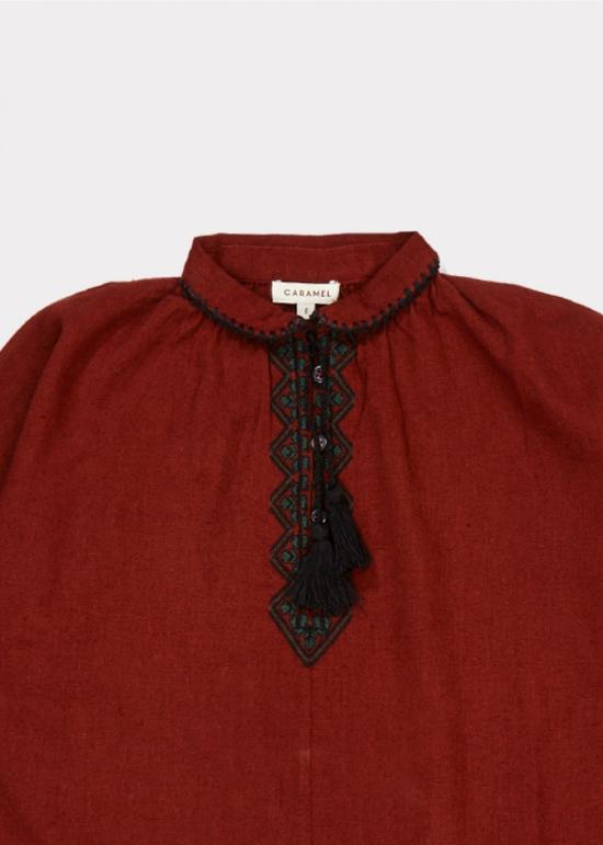  [키즈] Caramel 트레이닝 상의 어린이용 카라멜 나비 블라우스 - OTHER BRANDS