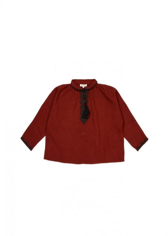  [키즈] Caramel 트레이닝 상의 어린이용 카라멜 나비 블라우스