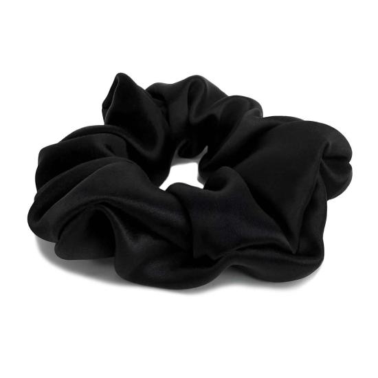  Krystell Barraza 헤어 액세서리 오닉스 실크 스크런치