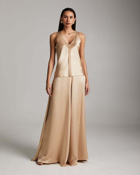  VOZ 스트레이트 팬츠 Voz 실크 팔라조 팬츠 멀티 - OTHER BRANDS