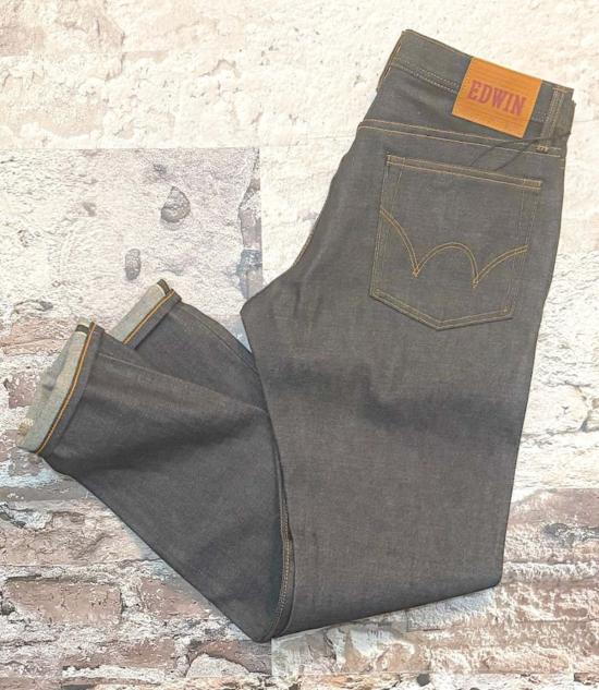  에드윈 데님 팬츠 13.5 레귤러 스트레이트 셀비지 진 드라이