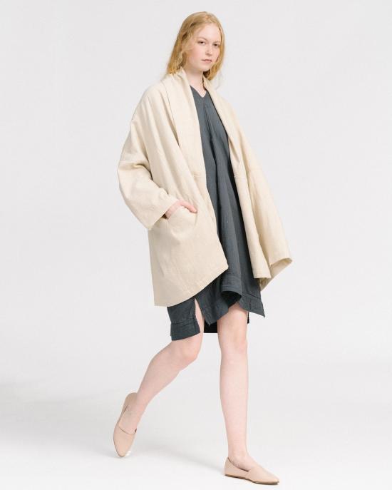  아뜰리에 델핀 코트 아틀리에 델핀 앤트워프  크림 - ATELIER DELPHINE