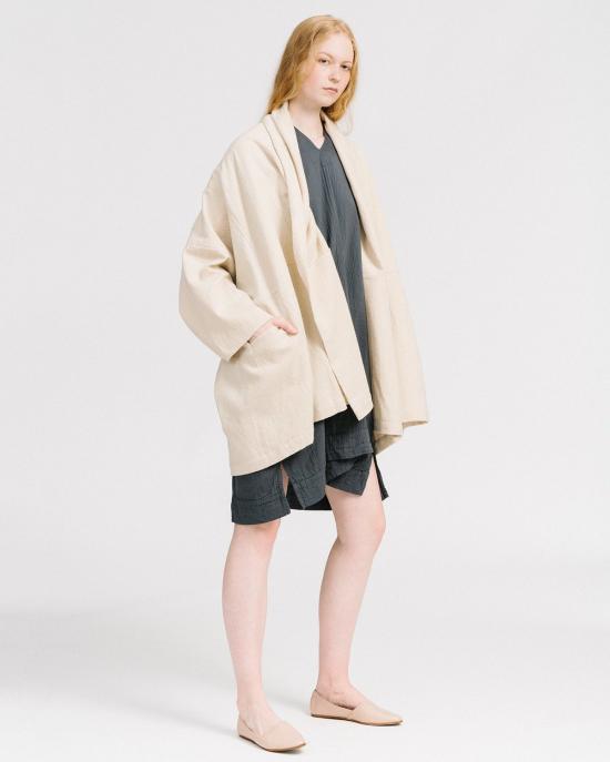  아뜰리에 델핀 코트 아틀리에 델핀 앤트워프  크림 - ATELIER DELPHINE