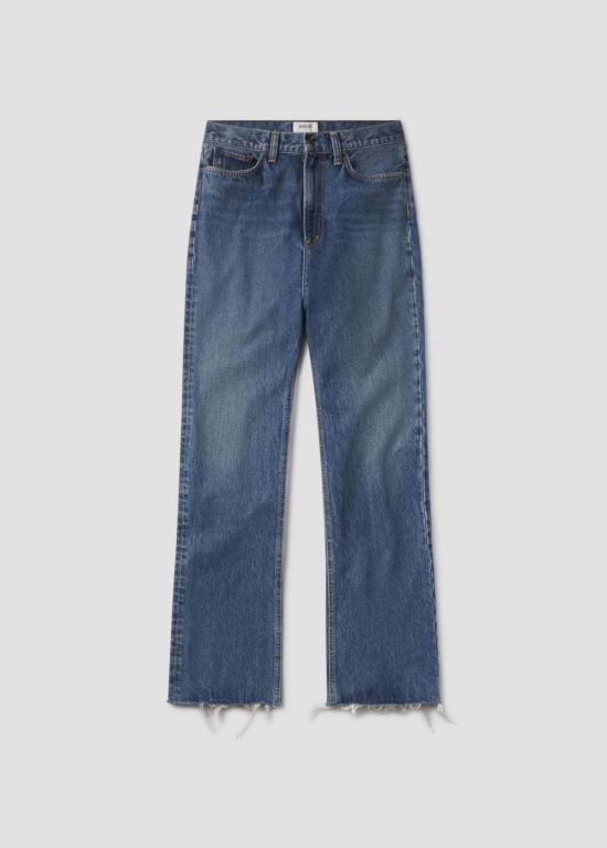  에이골디 데님 팬츠 아골드 리나 진 빈티지 미디엄 투 다크 인디고