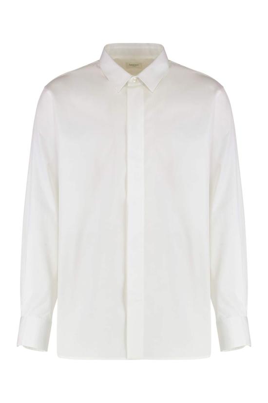  생로랑 셔츠 Saint Laurent 카상드르 코튼 포플린 셔츠 화이트